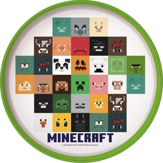 Kunststof antislipbord MINECRAFT 22 cm