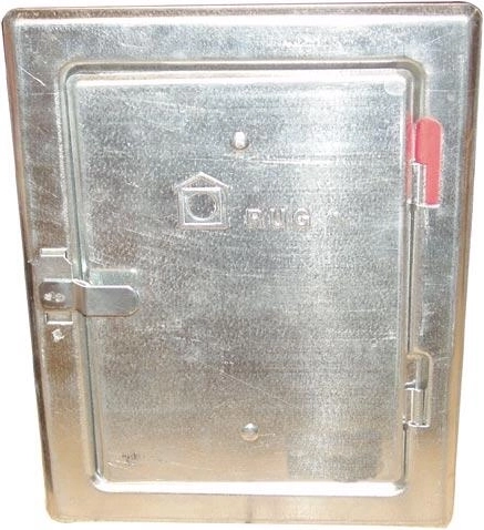 Verzinkt schoorsteendeurtje 140 × 205 mm