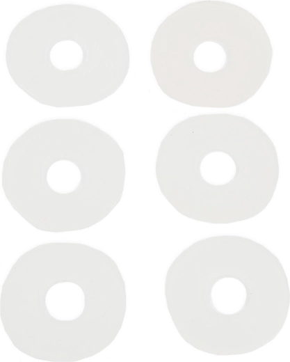 Siliconen platte afdichting 26 × 9,7 × 2 mm, 6 stuks