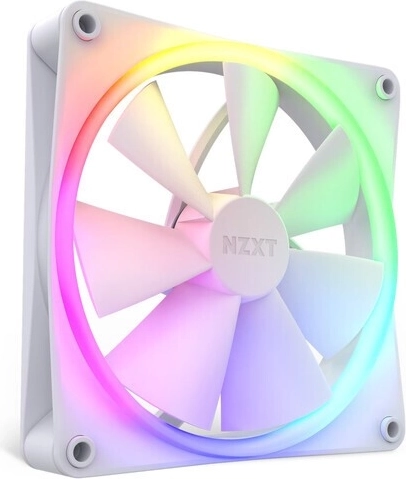 Witte RGB-ventilator 140mm NZXT F140