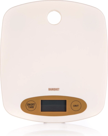 Digitale keukenweegschaal BANQUET Culinaria Cream 5 kg