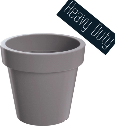 Bloempot Lexo Round 60 cm – grijze steen