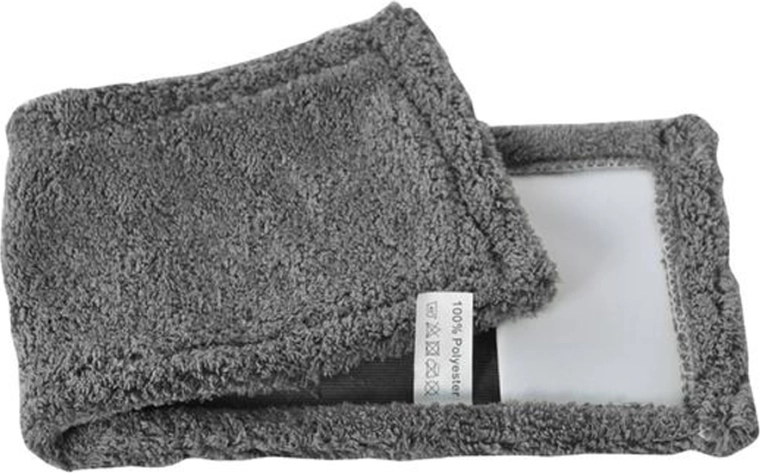 Vervangende kop voor vlakmop TORO, grijs, microvezel 42,5 × 13,5 cm