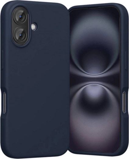 Vention siliconen hoesje voor iPhone 16 met MagSafe, blauw