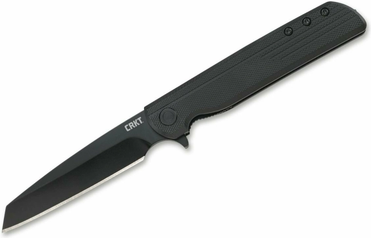 Zakmes CRKT LCK+ Blackout met geassisteerde opening 8,2 cm