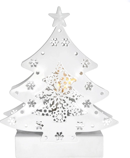 Solight LED metalen kerstboompje op batterijen