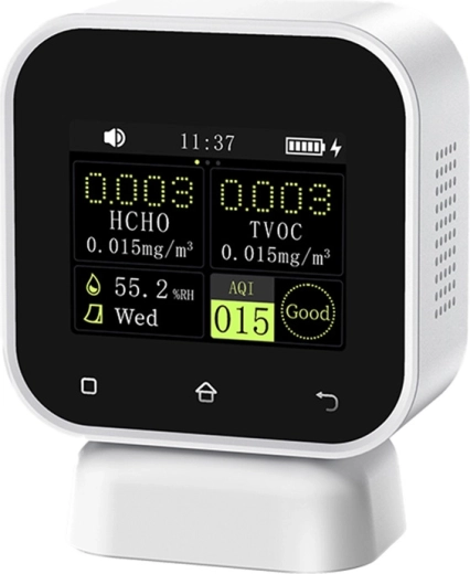 FNIRSI SFD-02 4-in-1 monitor voor luchtkwaliteit binnenshuis met formaldehydedetectie
