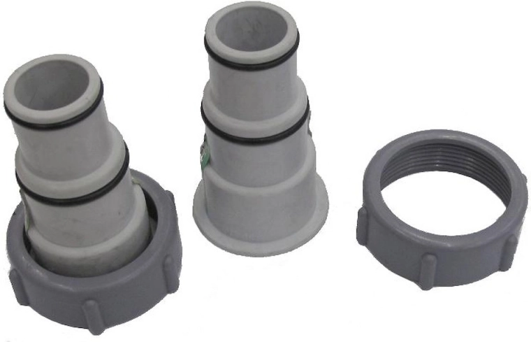 Reductie – verloopstuk 32/38 mm met schroefkoppeling, 2 stuks