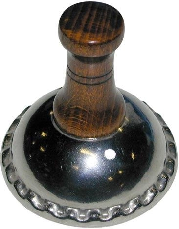 RVS donutvormer met houten handgreep 7 cm