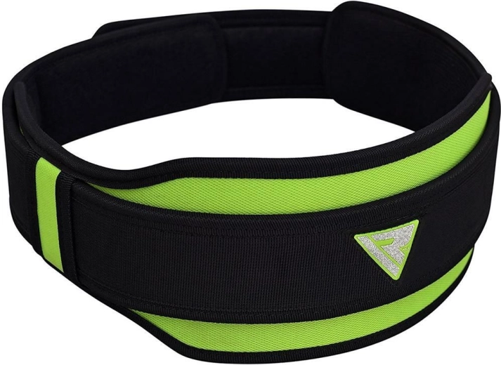 RDX neopreen gewichthefriem Double Belt groen, maat L