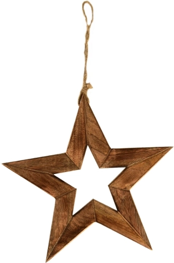 Hangdecoratie ster mango 33 cm