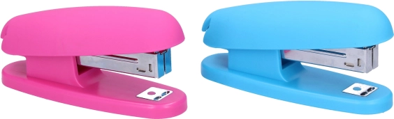 Mini nietmachine met ovale vorm – Blauw