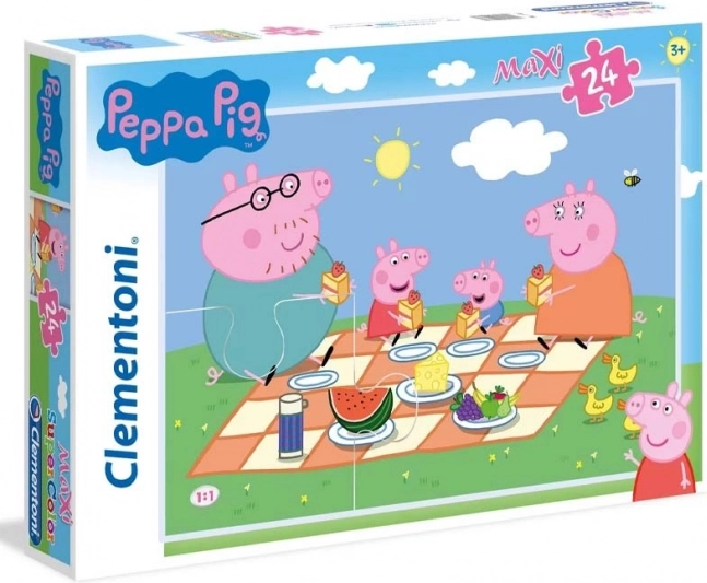 Puzzel 24 maxi Peppa Pig