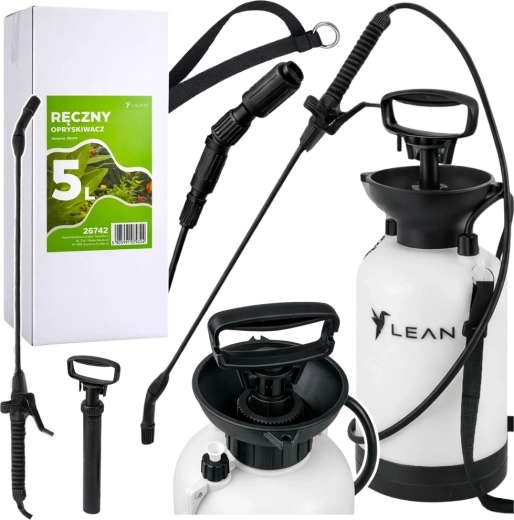 Handmatige drukspuit LEAN 5 l voor tuin en huishouden