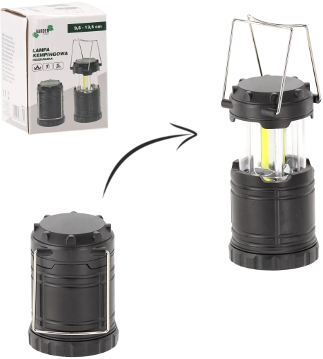 Uitschuifbare campinglamp 9,5–13,5 cm
