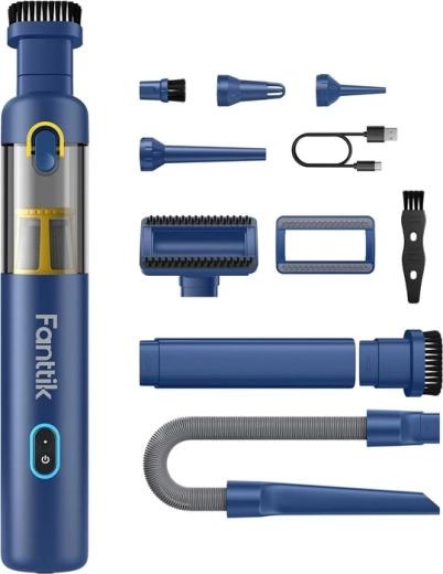 Fanttik V8 Apex accu draagbare autostofzuiger blauw