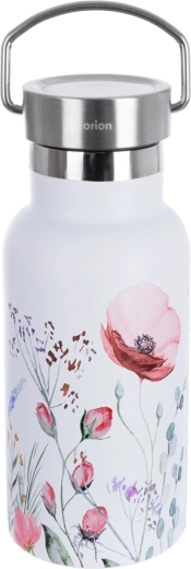RVS thermosfles 0,4 l – klaproos