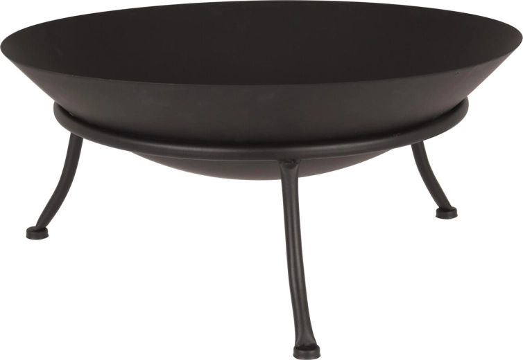 Draagbare metalen vuurschaal 47 cm