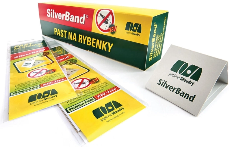 Zilvervisjesvanger SilverBand – kleefstrip tegen zilvervisjes