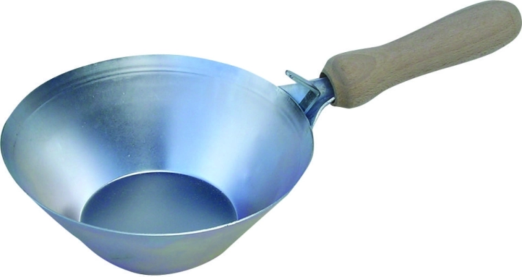 Metselschep met houten handgreep 185 mm