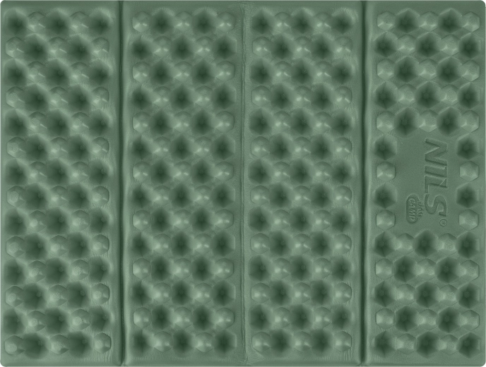 Opvouwbaar IXPE schuimzitje met reflecterende laag NILS Camp groen