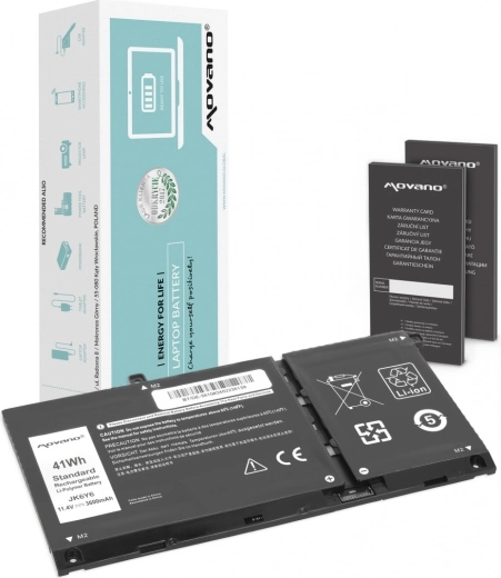 Movano JK6Y6-batterij voor Dell Latitude en Inspiron 3600 mAh (41 Wh)