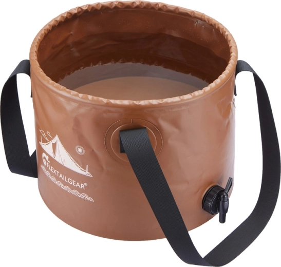 Opvouwbare emmer Flextail Flex Bucket 20 l bruin