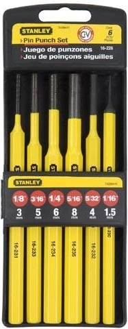 STANLEY doorslagset 6 stuks