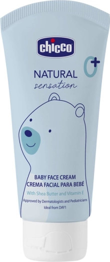 Chicco gezichtscrème voor kinderen met sheaboter en vitamine E Natural Sensation 50 ml