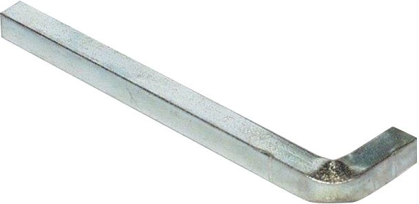 sleutel voor de ring op de zeis