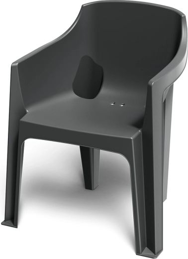 Tuinstoel met armleuningen Turino – antraciet