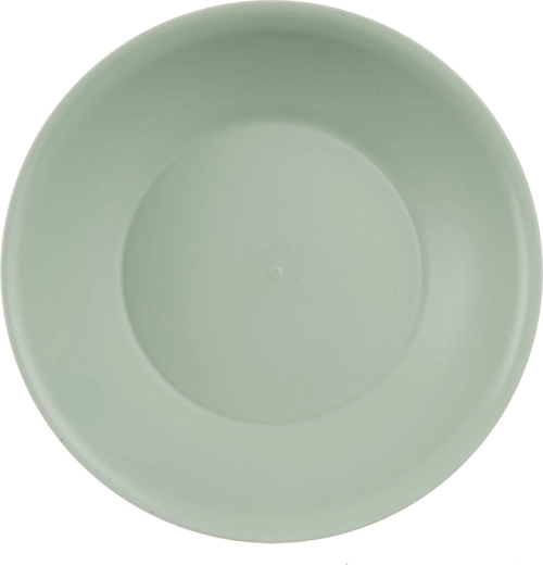 Diep kunststof bord Sandy groen 18,5 cm