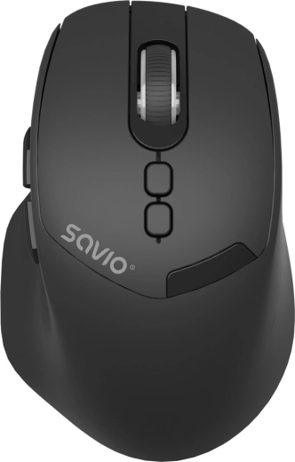 SAVIO MB-06 draadloze ergonomische muis 2.4 GHz en Bluetooth 5.4