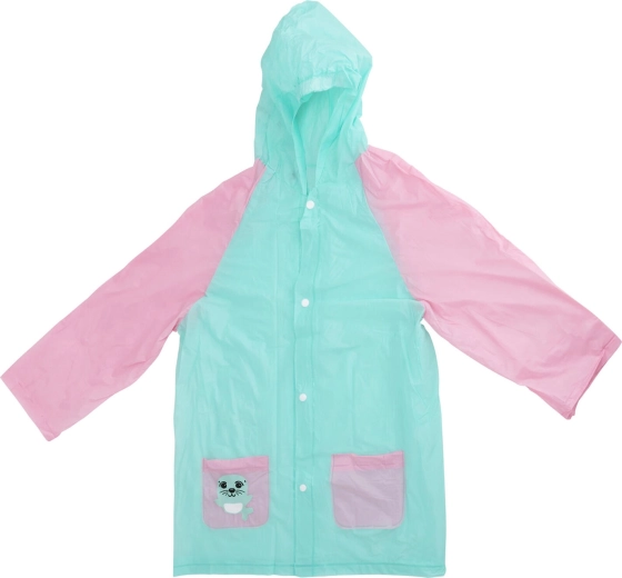 Kinder-PVC-regenjas met print – mix van kleuren en maten
