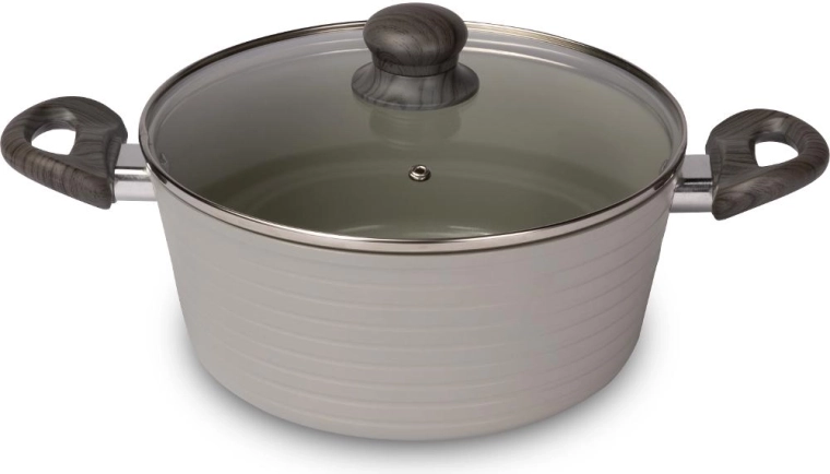 Lamart Stripe kookpan met deksel 24 cm