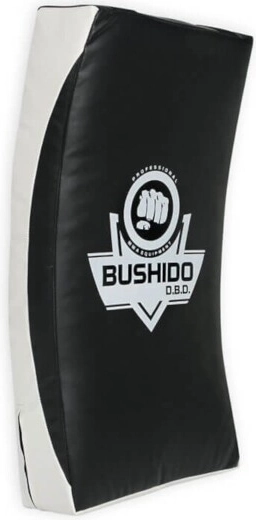 Gebogen trainingspad BUSHIDO 62 × 35 × 12, wit