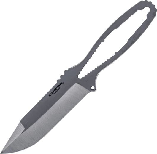 Condor Biker’s knife – stevige volledig metalen vaste mes 12 cm met Kydex-schede