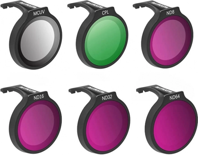 Set van zes SUNNYLIFE filters voor DJI Neo
