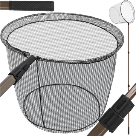 Telescopisch vislandingsnet 335 cm TRIZAND met diepe netmand 48 cm