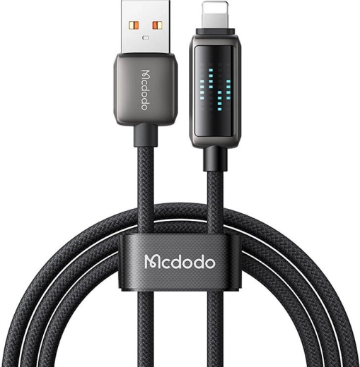 USB-A naar Lightning kabel Mcdodo met LED-display 1,2 m