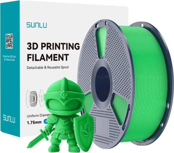 Sunlu PLA+ filament 1,75 mm groen