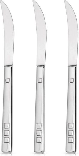 Set roestvrijstalen steakmessen Harmony, 3 stuks