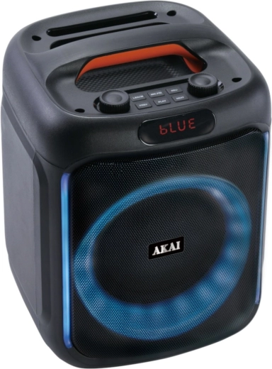 Akai draagbare party-speaker ABTS-V20 met microfoon