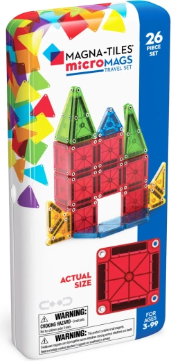 Magna-Tiles magnetische bouwset microMAGS reisset 26-delig
