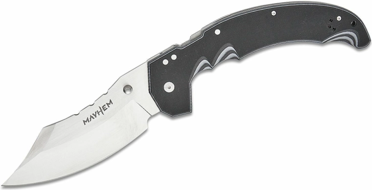 Cold Steel Mayhem zwart grote sluitbare zakmes 15,2 cm G10
