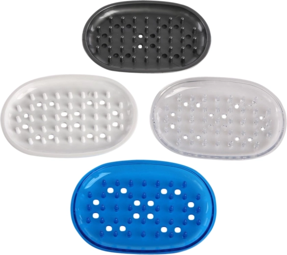 Ovale antislip zeepbakje (gel) 125 × 90 × 10 mm
