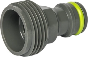 Adapter met buitendraad 3/4 voor tuinslangen LIME
