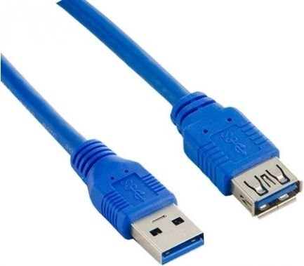 USB 3.0-verlengkabel AM–AF 3 m blauw LANBERG
