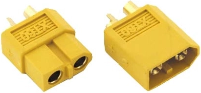 Paar XT60-voedingsconnectoren (bus + stekker)