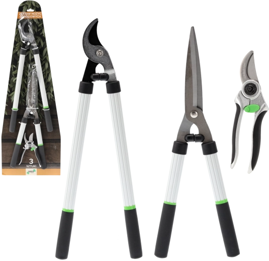 Set van drie tuinscharen 20/51/54 cm